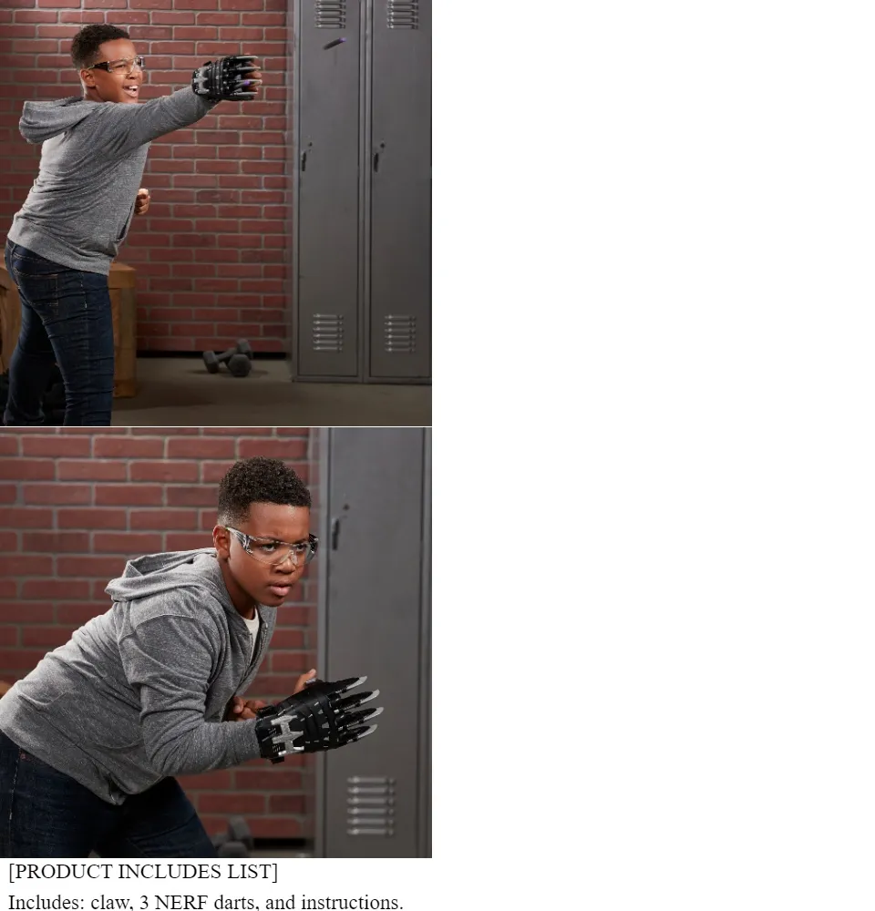 NERF Power Moves Marvel Avengers Black 