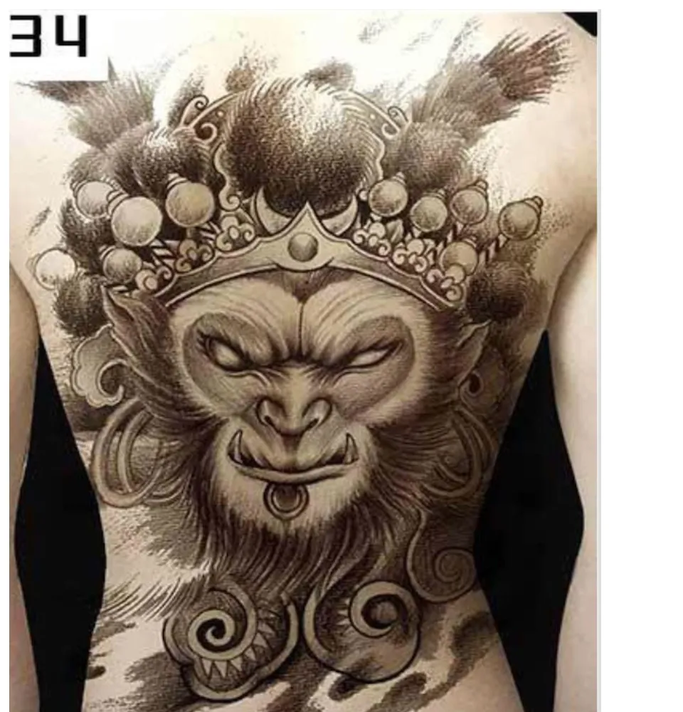 Hình xăm tattoo kín lưng: \