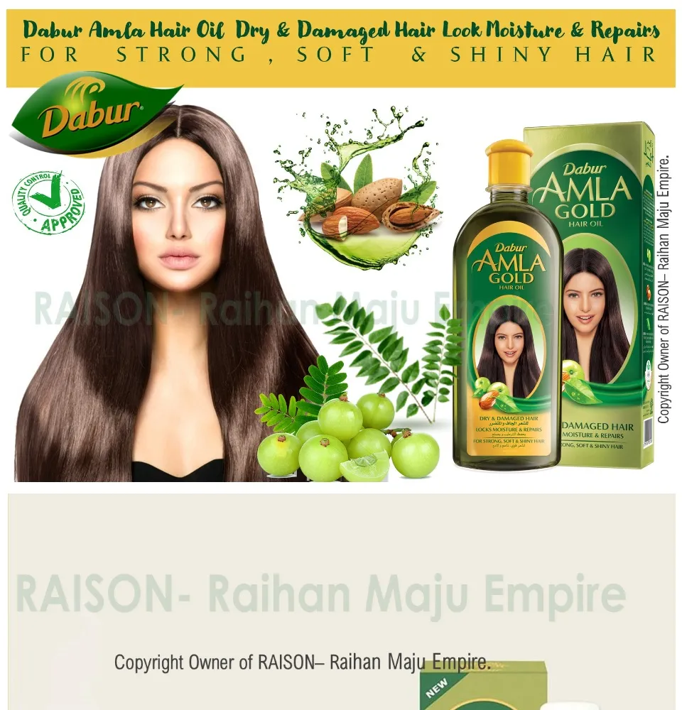 Dabur Gold Amla Hair Oil 200ml - Dry & Damaged Hair Look Moisture & Repairs  FOR STRONG , SOFT & SHINY HAIR | Lazada