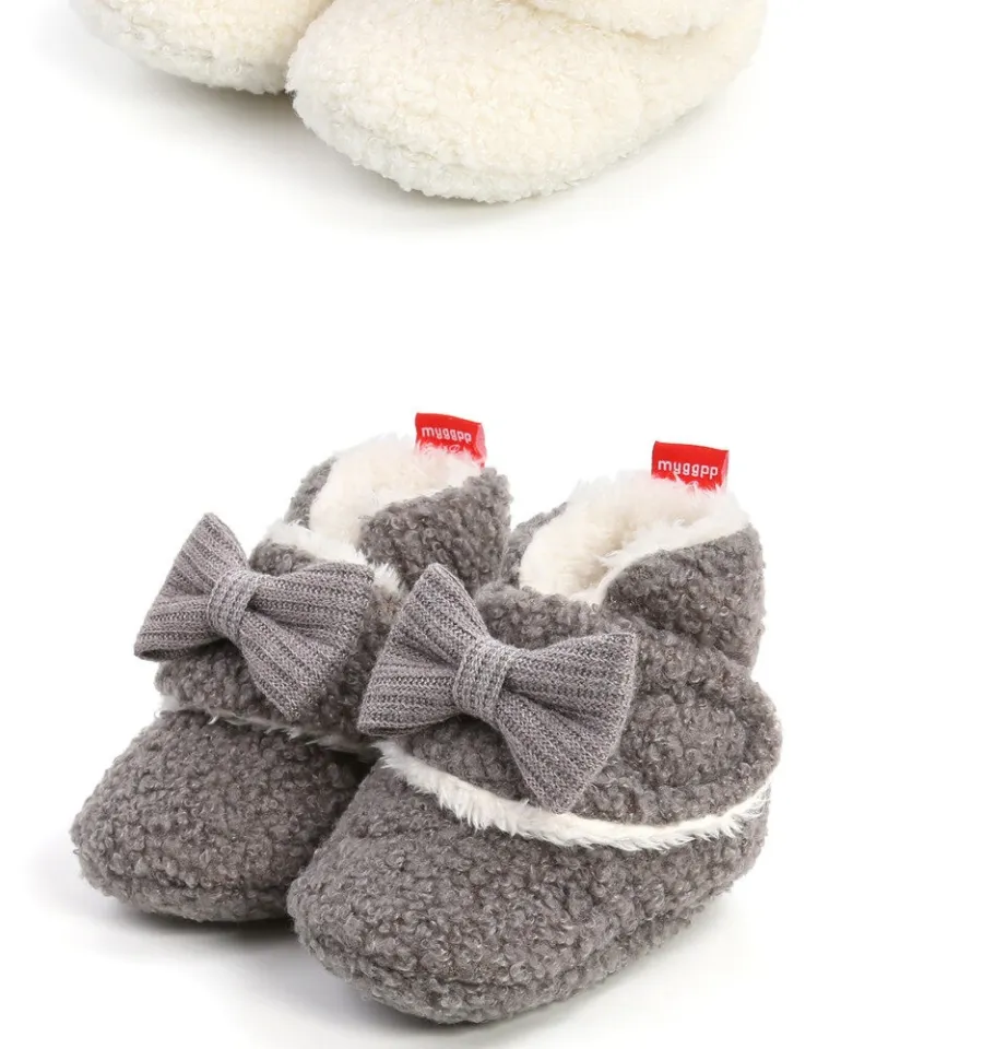 Best Deal for Infant Flat Soft with Decorative Bow Knot, High-top Warm
