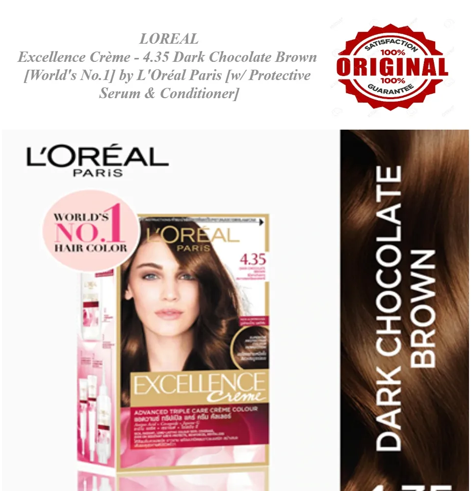 LOreal Excellence Hair Color No 415 Frosted Brown  Loco Store