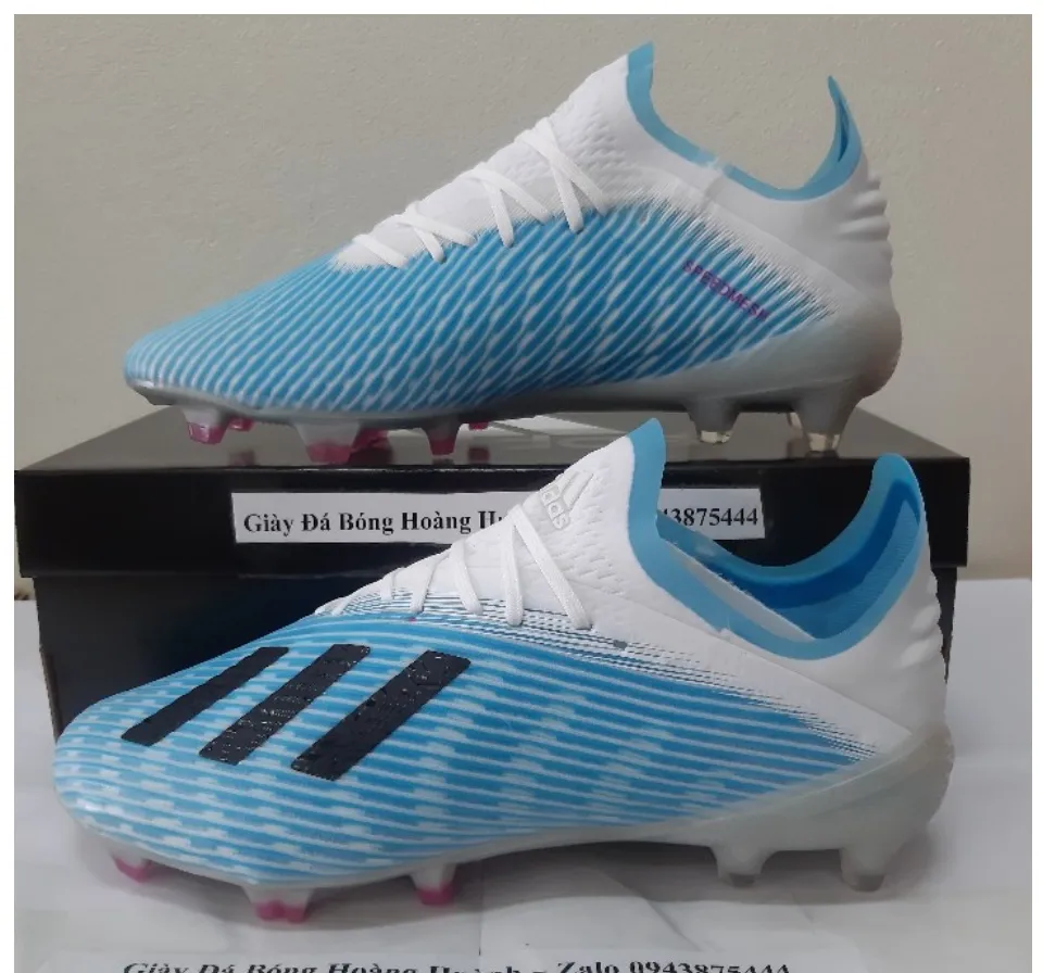 Giày Đá Bóng TQ Adidas X19.1 FG Xanh Ngọc | Lazada.vn