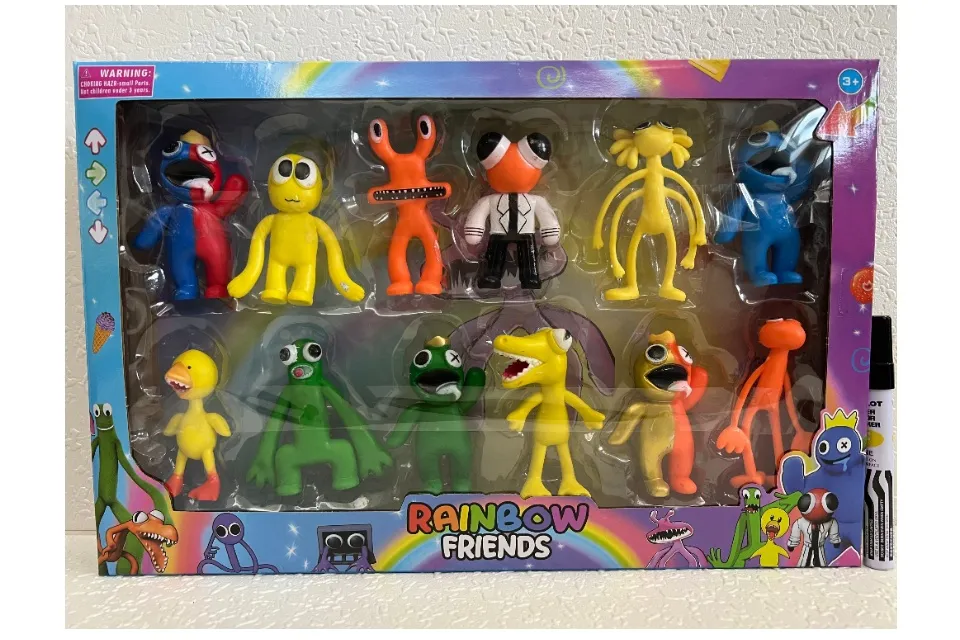 Rainbow Friends Roblox Game Surrounding Roblox Rainbow Friends Set of 12  Collectible Figure