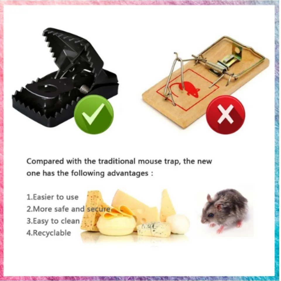 Mouse Traps, Mice Traps for House, Best Mouse Traps for Home, Small Mice  Trap Indoor Quick Effective Sanitary Safe Mousetrap Catcher for Family and  Pet - 6 Pack 