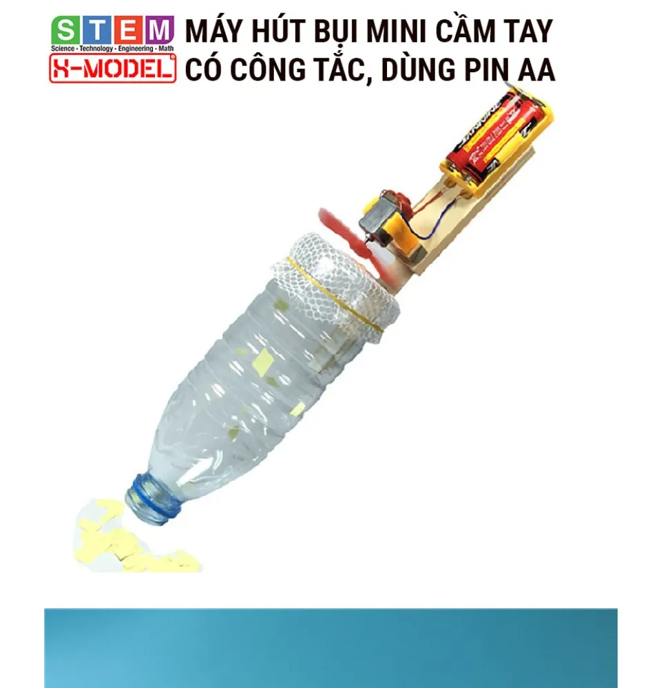 Máy hút bụi gỗ  đồ chơi STEM  đồ chơi mô hình  đồ chơi lắp ráp