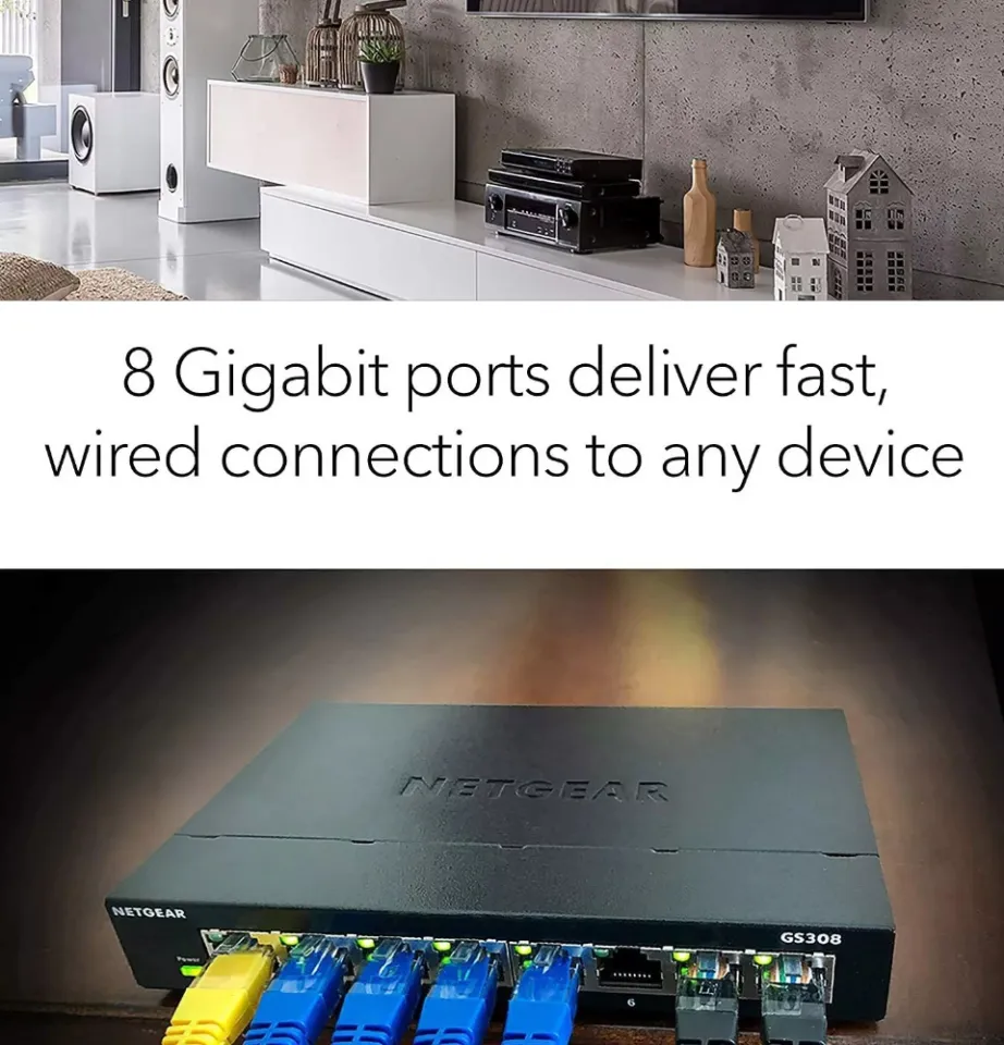 Netegear 5-port Gigabit Ethernet Unmanaged Switch (gs305)(1/EA)