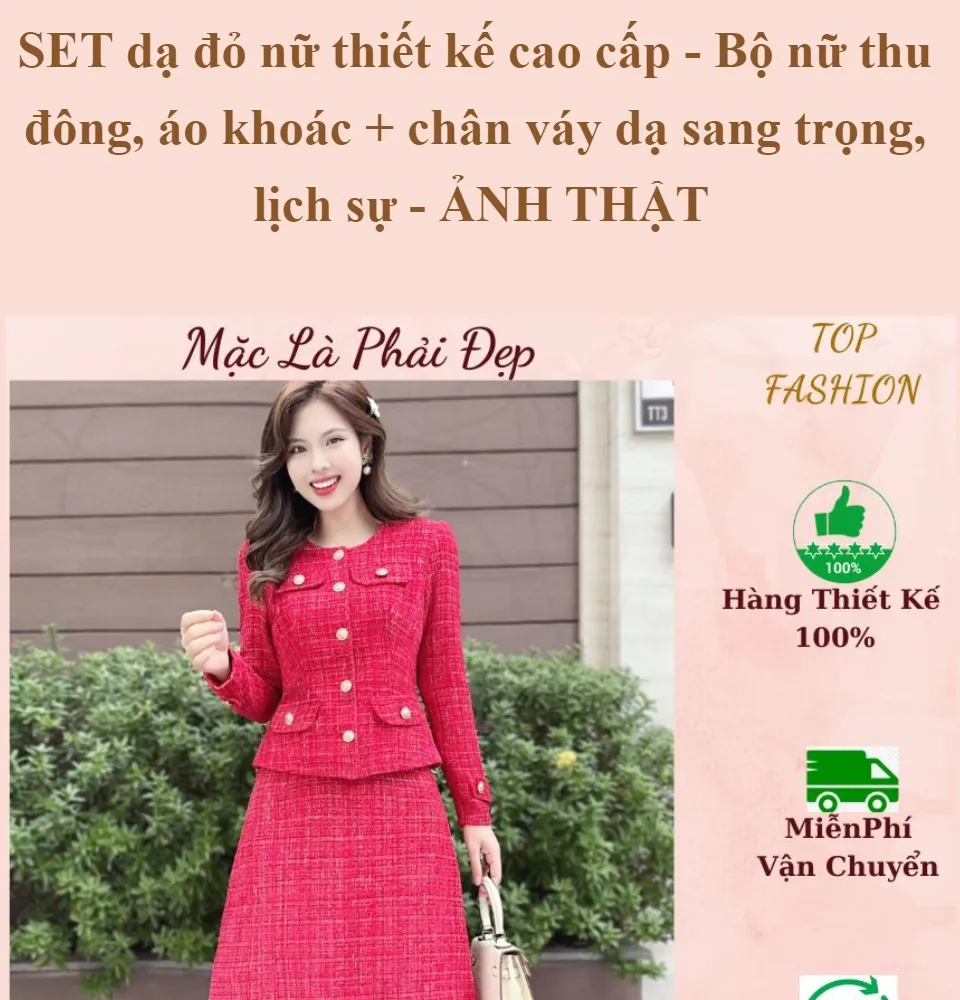 Sét áo khoác dạ  chân váy chữ A Sét váy nữa mùa thu đông màu be hàng  order Taobao nhà Oanhdilys  Lazadavn