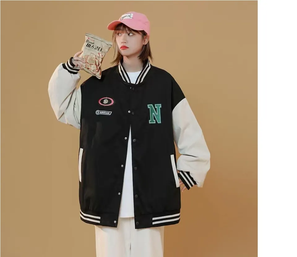 HUILISHI Korean baseball uniform unisex fashion high quality