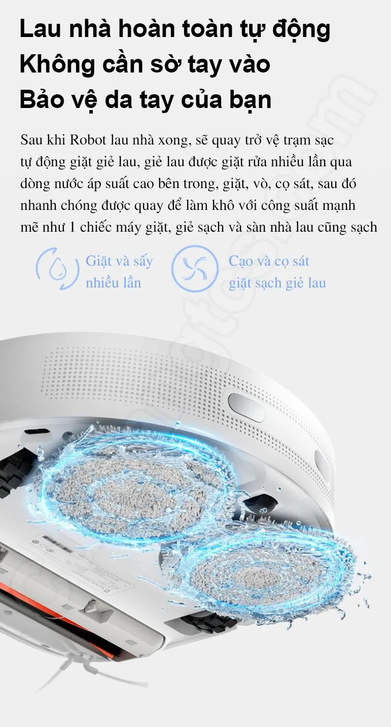  Robot hút bụi lau nhà Xiaomi Mijia SC Pro