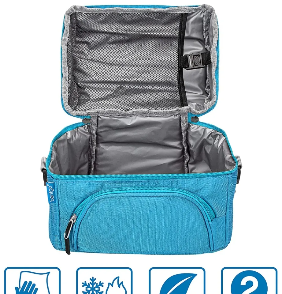 Bentgo Deluxe Lunch Bag, Durable & Insulated Bag, Internal Mesh