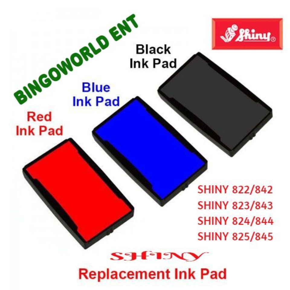Details about   Shiny S-852 Replacement Ink Pad Purple Ink Box of 10 Pads 