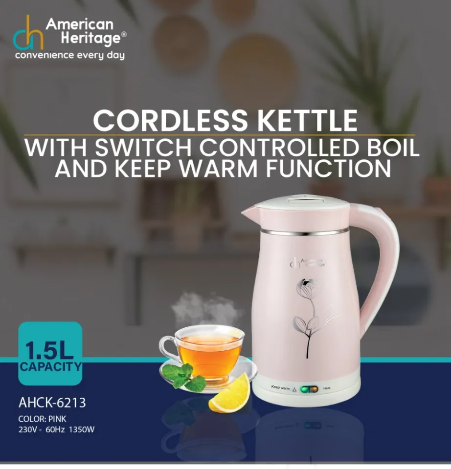 CORDLESS KETTLES – American Heritage Appliances