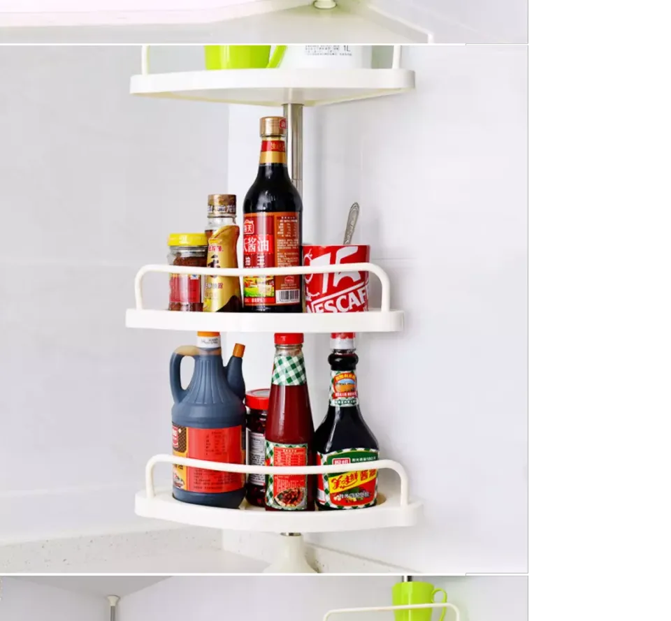 Multi Corner Shelf – 4 Tier Multi Use Rack Corner Shelf Holder Shelves  Adjustable Storage Space Organizer Kitchen Bathroom Toilet – Pathibhara  Online