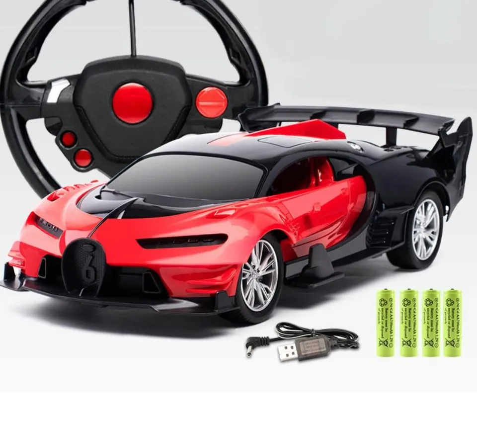 bugatti remote control car with steering wheel