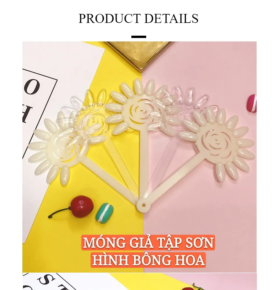 Thanh que móng giả sẽ giúp bạn sở hữu cặp móng đẹp hoàn hảo mà không cần phải tốn quá nhiều chi phí. Dễ dàng lắp đặt và có nhiều màu sắc cho bạn lựa chọn.