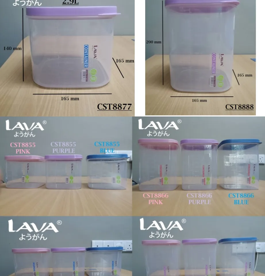 LAVA Lunch Box(2 Comp) -970 ml - Xtrasim Marketing Sdn Bhd