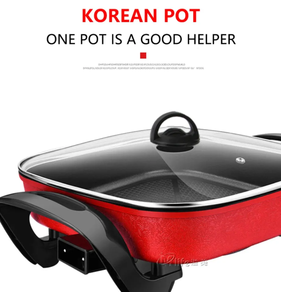 Multifunctional Square Electric Frying Pan Household Kitchen Frying Pan,  Electric Hot Pot 220v - Multi Cookers - AliExpress