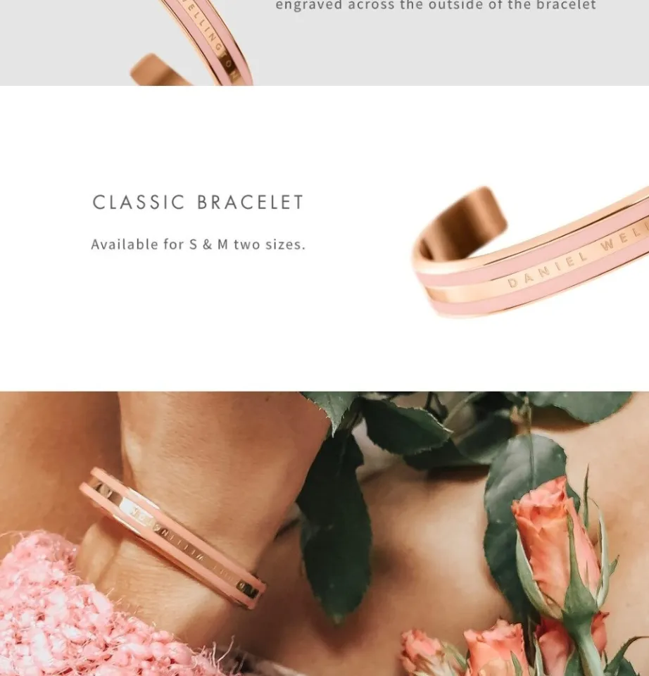 Daniel Wellington Emalie Bracelet Dusty Rose Rose Gold - DW