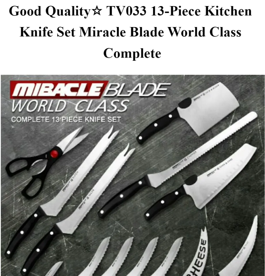Miracle Blade World Class Knife Descriptions