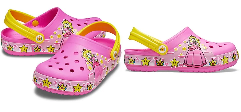 SỤC CROCS-TRẺ EM IN HÌNH CÔNG CHÚA 3D (KIDS CROCS PRINCESS CLOG) 