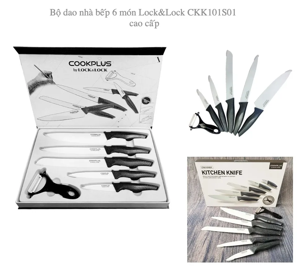 COOKPLUS CKK101S01 là sự lựa chọn hoàn hảo cho những ai đang tìm kiếm bộ nồi chảo bền bỉ và chất lượng. Khám phá thêm về sản phẩm bằng cách xem hình ảnh liên quan.