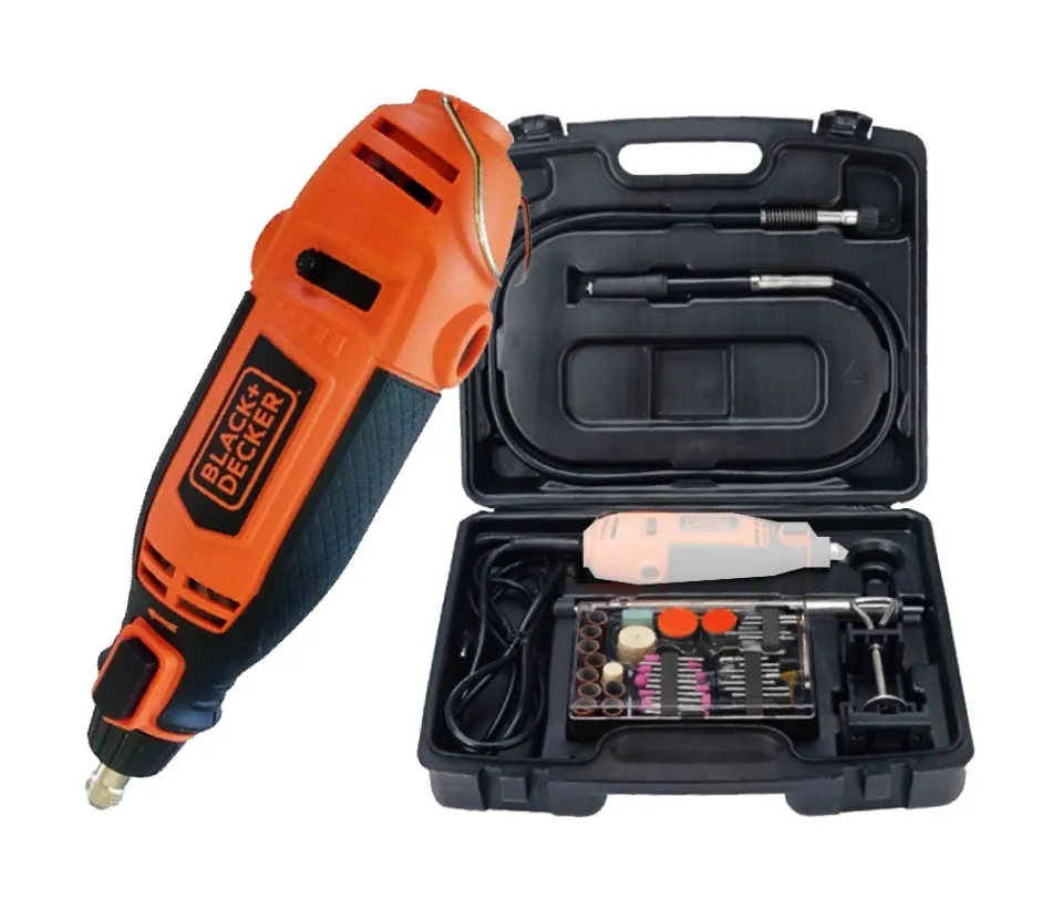 BLACK AND DECKER ROTARY TOOLS W/114 ACCESSORIES RT18KA