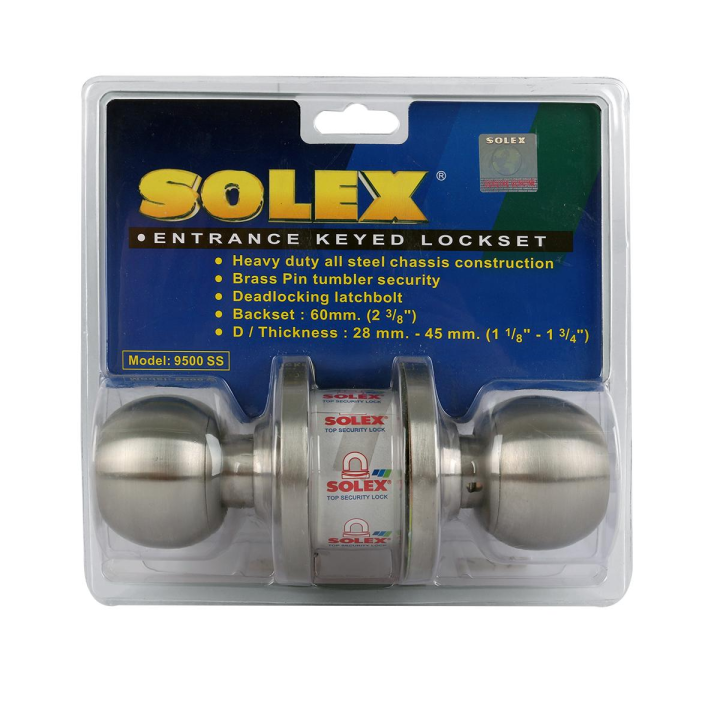 solex-ลูกบิดประตู-สแตนเลส-รุ่น-9500ss-zwf-ลูกบิดประตู-กุญแจ-door-lock-key