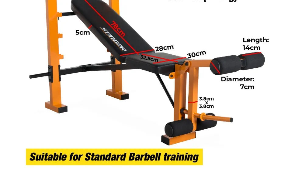 Cap stinger weight discount bench