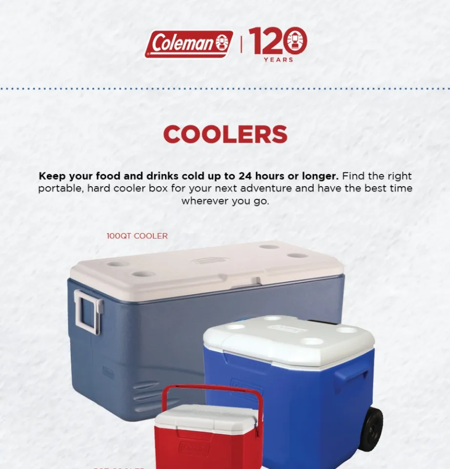 Coleman 60-Quart Wheeled Insulated Chest Cooler at