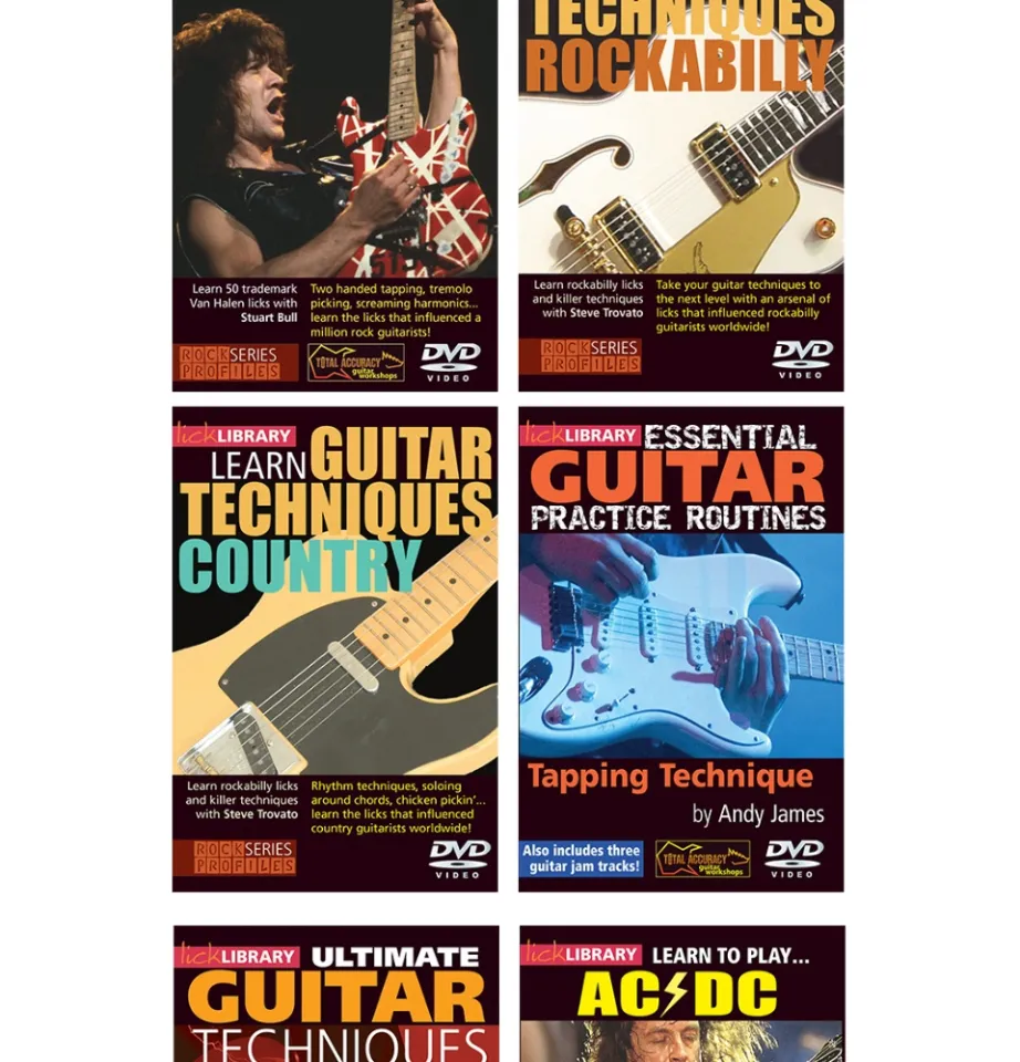 Lick Library Guitar Lessons - Guitar workshop - Guitar tutorials