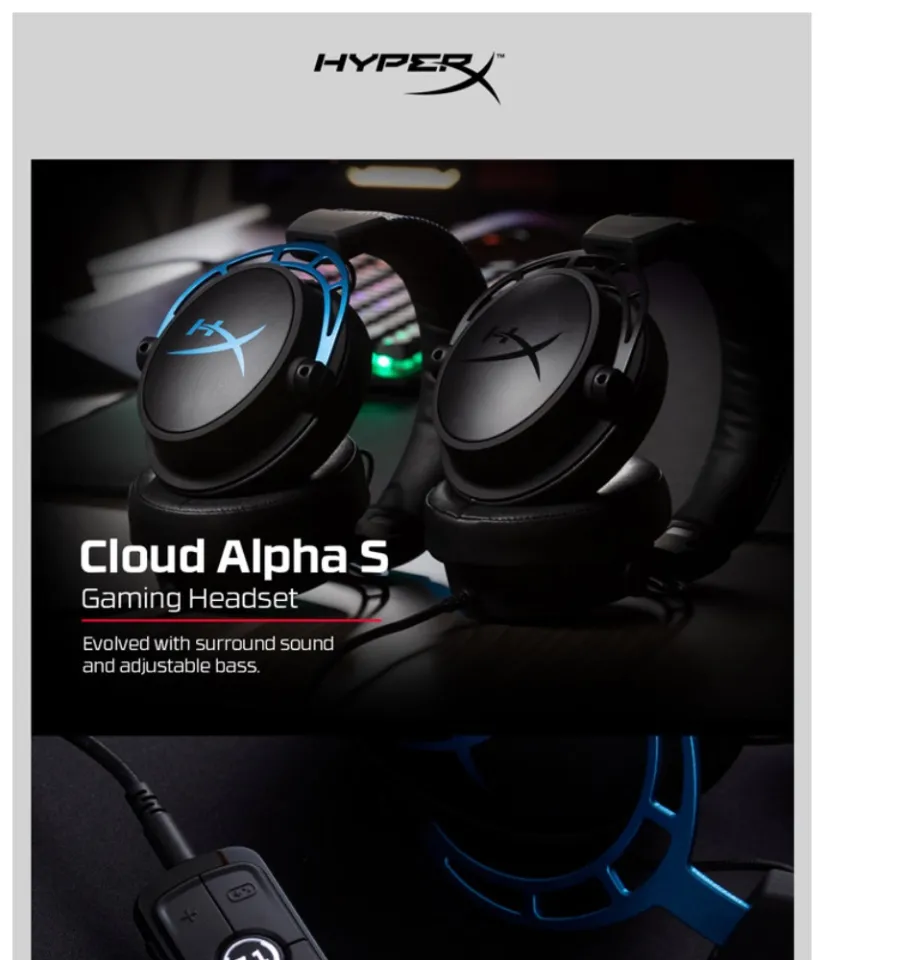 Gaming Headset Hyperx - Cloud Alpha S - 4P5L2AA