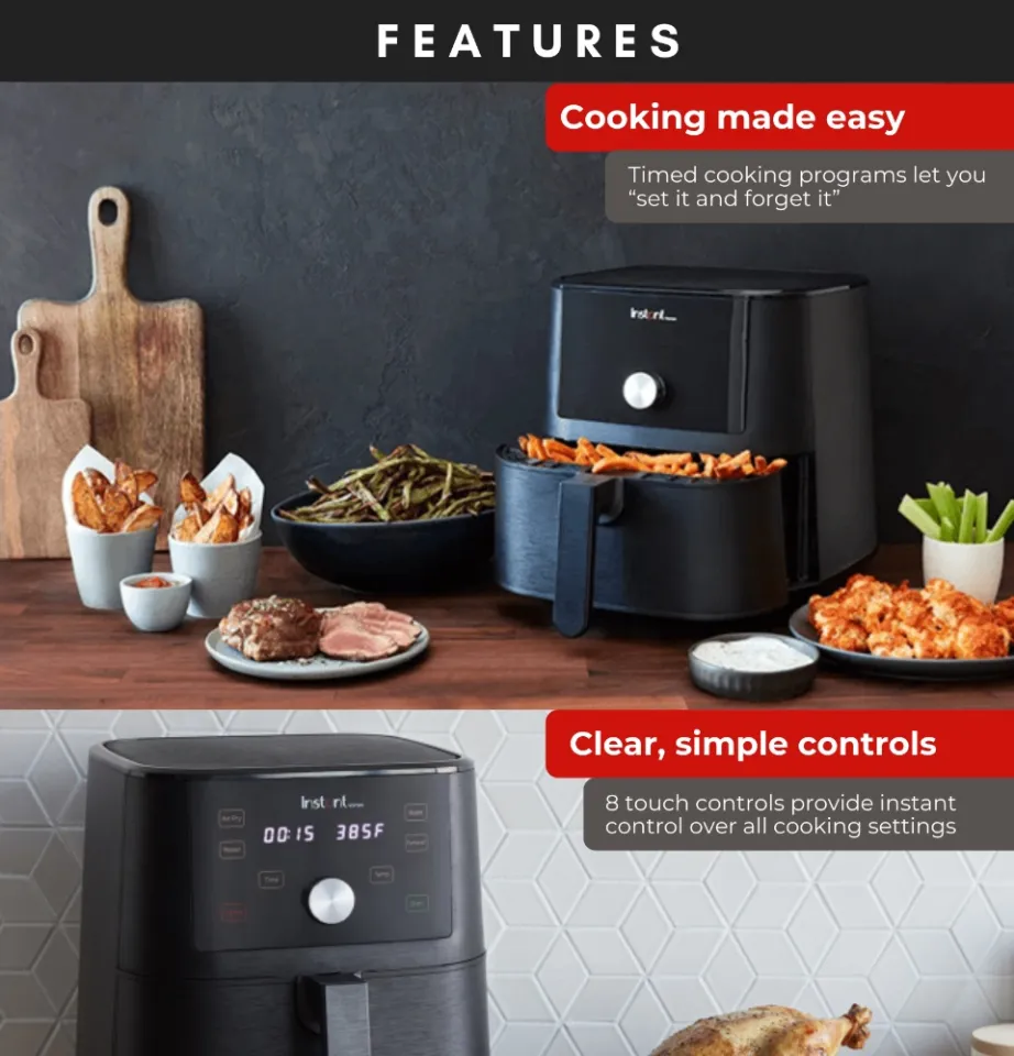 Vortex 4-in-1 Smart Air Fryer (6 QT/5.7 L) - Instant Pot Philippines