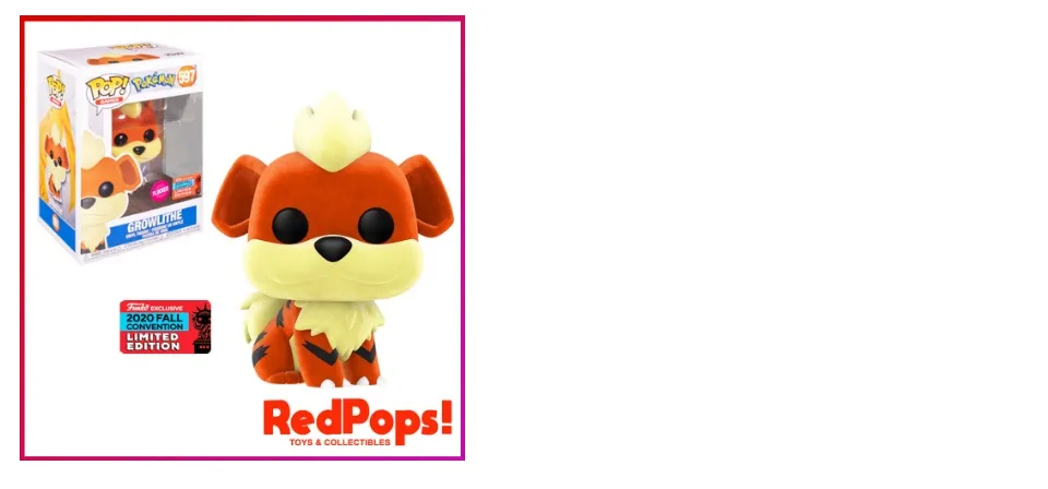 Original Funko Pop! Pokemon: Growlithe 