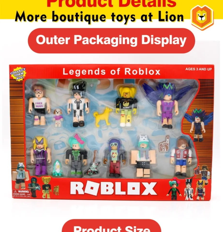 Roblox Toys Figures Blocks Action 6pc/set Minifigure 7cm PVC Suite Dolls  Toys Anime Model Figurines for Decoration Collection Birthday Gifts Kids  for Boys and Girls, Christmas Gifts