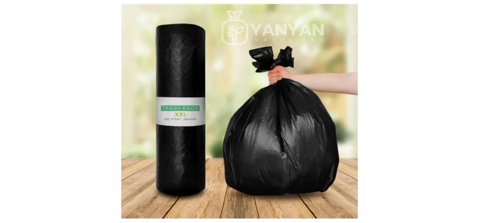 BIODEGRADABLE Trash bag Garbage bag Black (Small/Medium/Large/XL/XXL)