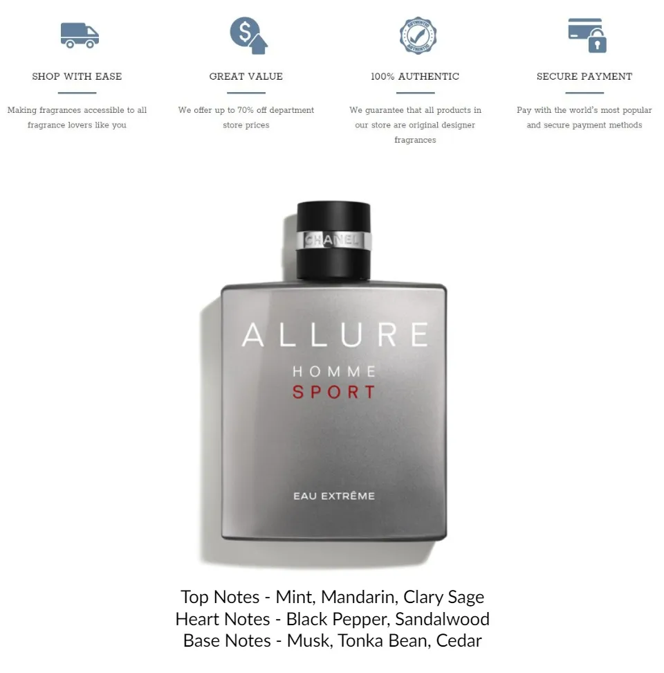 Chanel Allure Homme Sport Eau Extreme EDP for Men (150ml) Eau de Parfum  [Brand New 100% Authentic Perfume/Fragrance] | Lazada PH