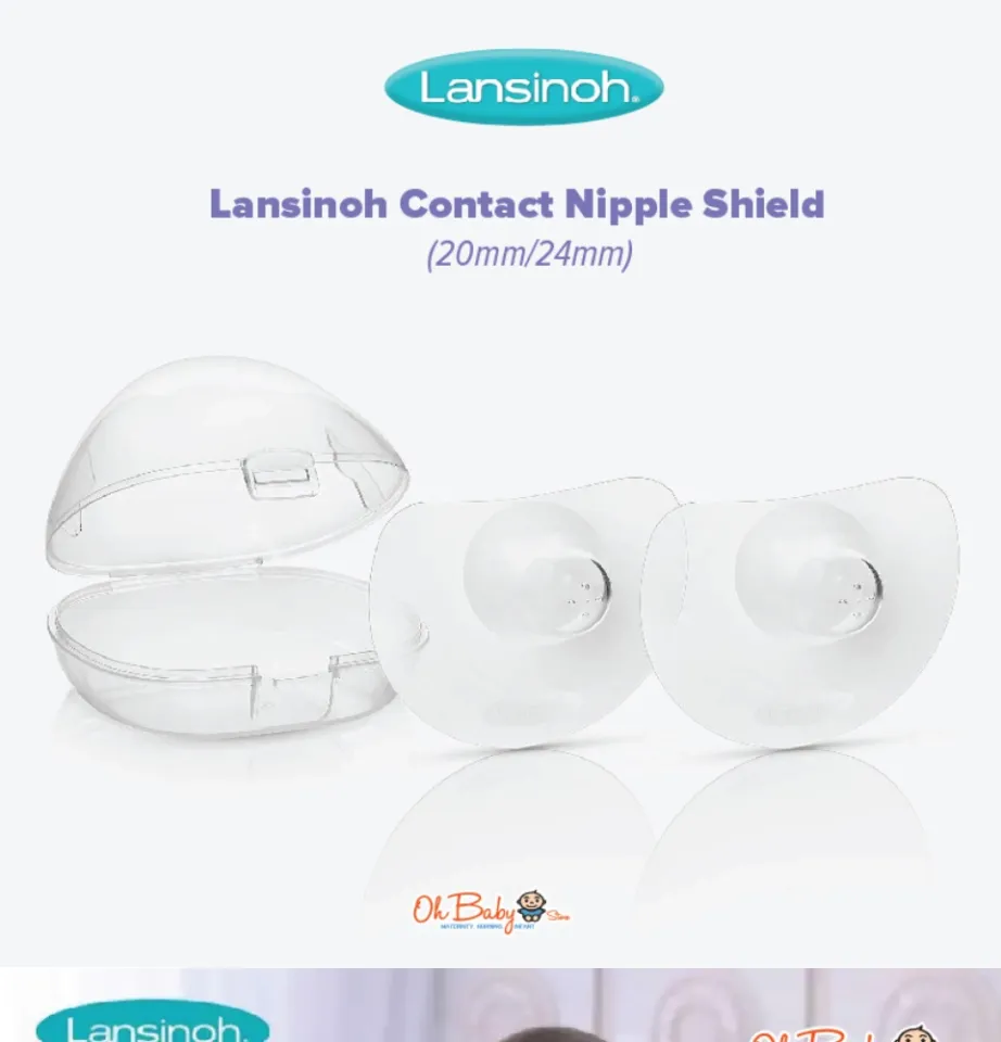 Lansinoh Contact Nipple Shield with Case (20mm & 24mm)