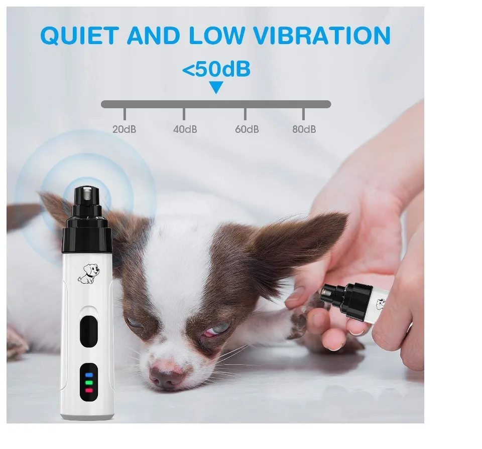 Pet Nail Grinder Rechargeable USB Dog Nail Clippers Painless Electric Cat  Paws Nail Cutter Grooming Trimmer Tools Scissors File - China Pet Nail  Grinder and Pet Accessories price | Made-in-China.com