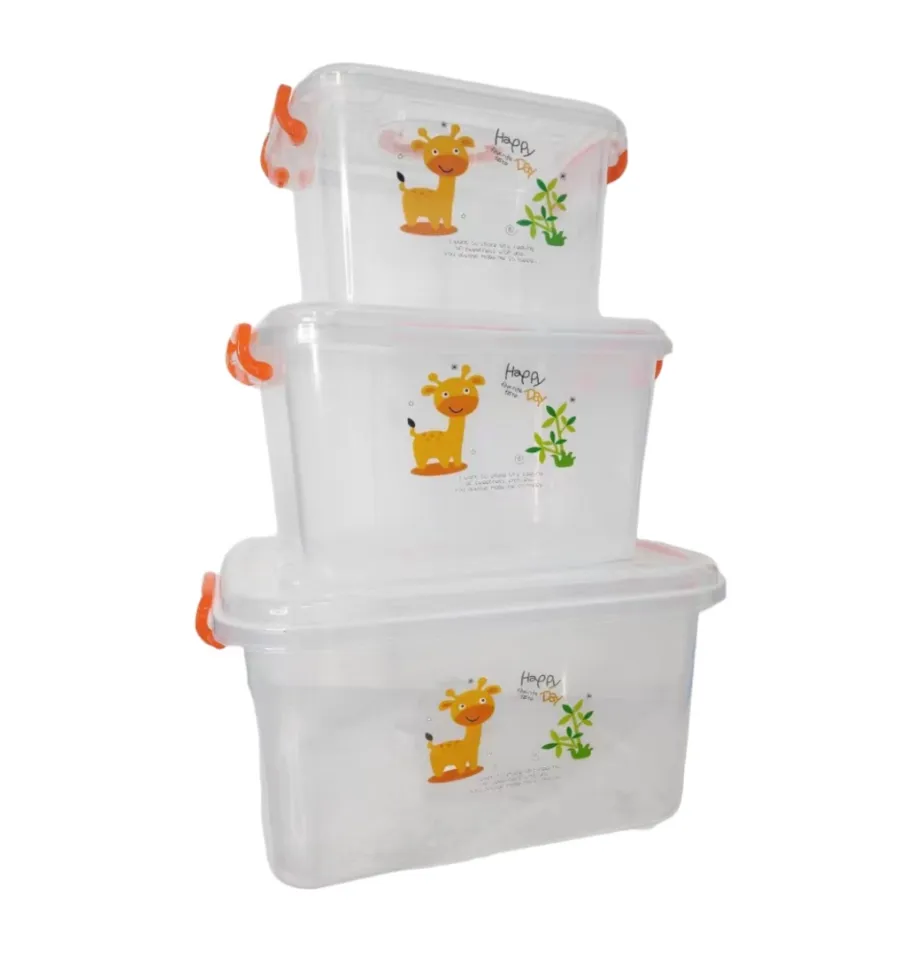 Storage Box Plastic Organizer Container Large Capacity Boxes for Kitchen  Home Multi-Functional Portable Container with