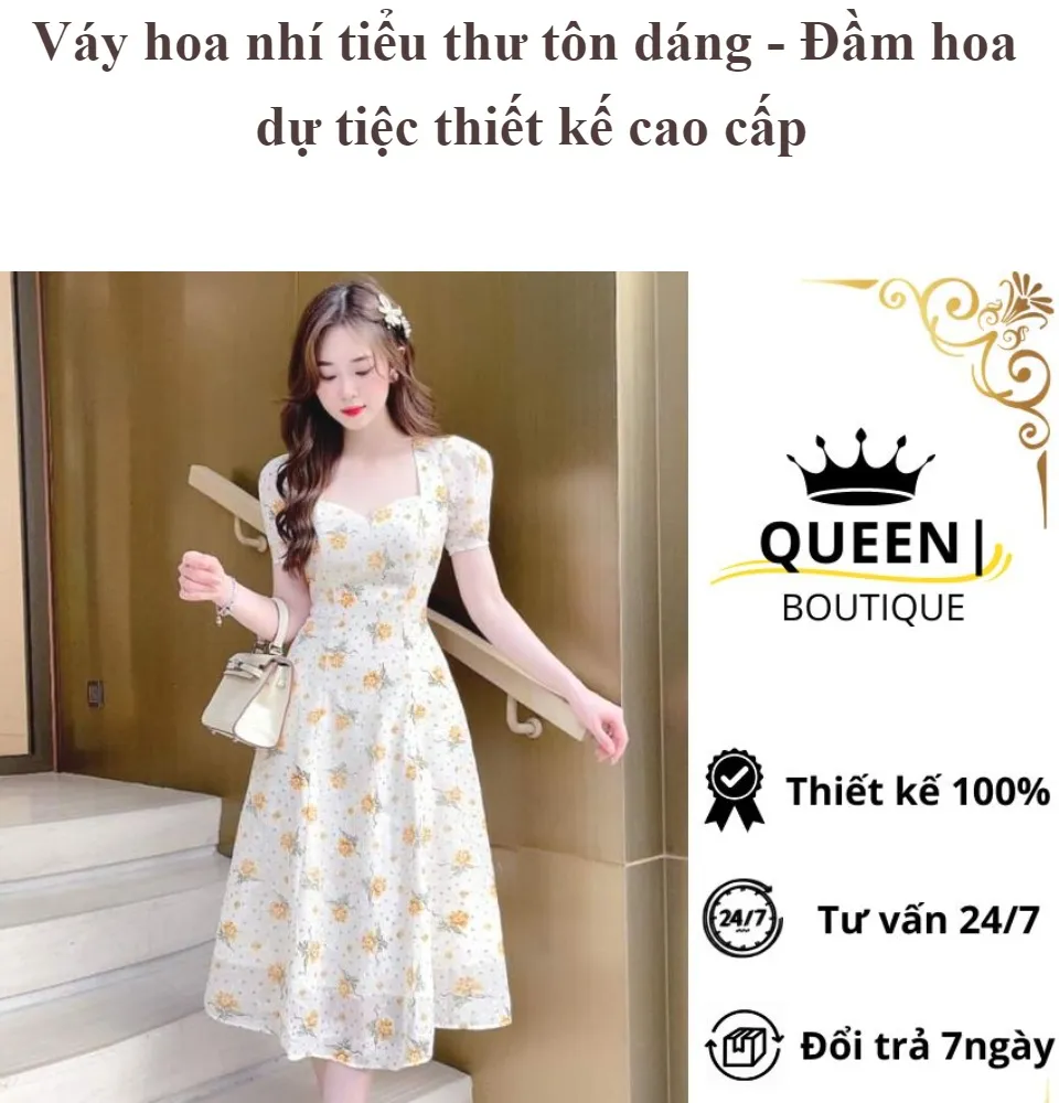 Đầm váy hai dây hoa nhí dáng dài Vayhoachietlynguc8816  Shopee Việt Nam