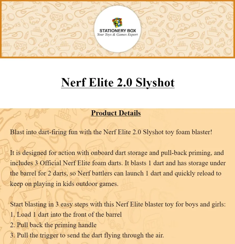 NERF Elite 2.0 Slyshot