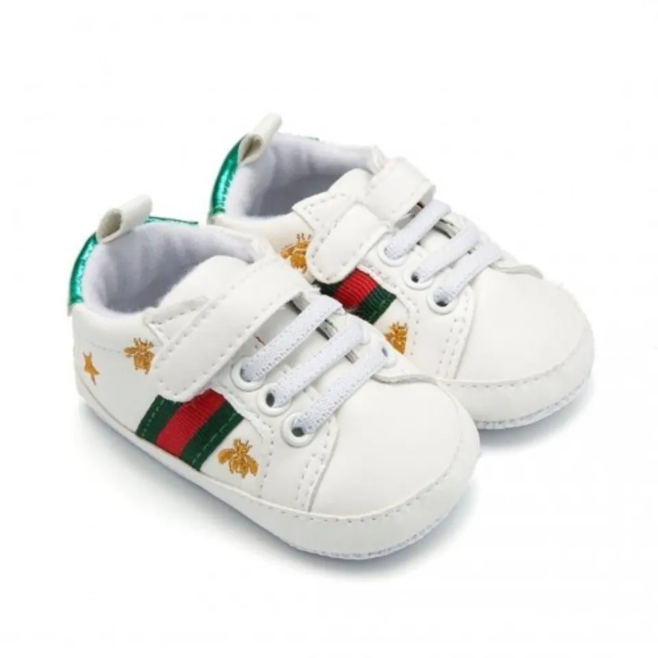 Gucci Flower Toddler Sneakers For Unisex (Black/White) / Kasut Gucci Budak  Lelaki & Perempuan (Hitam/.Putih)
