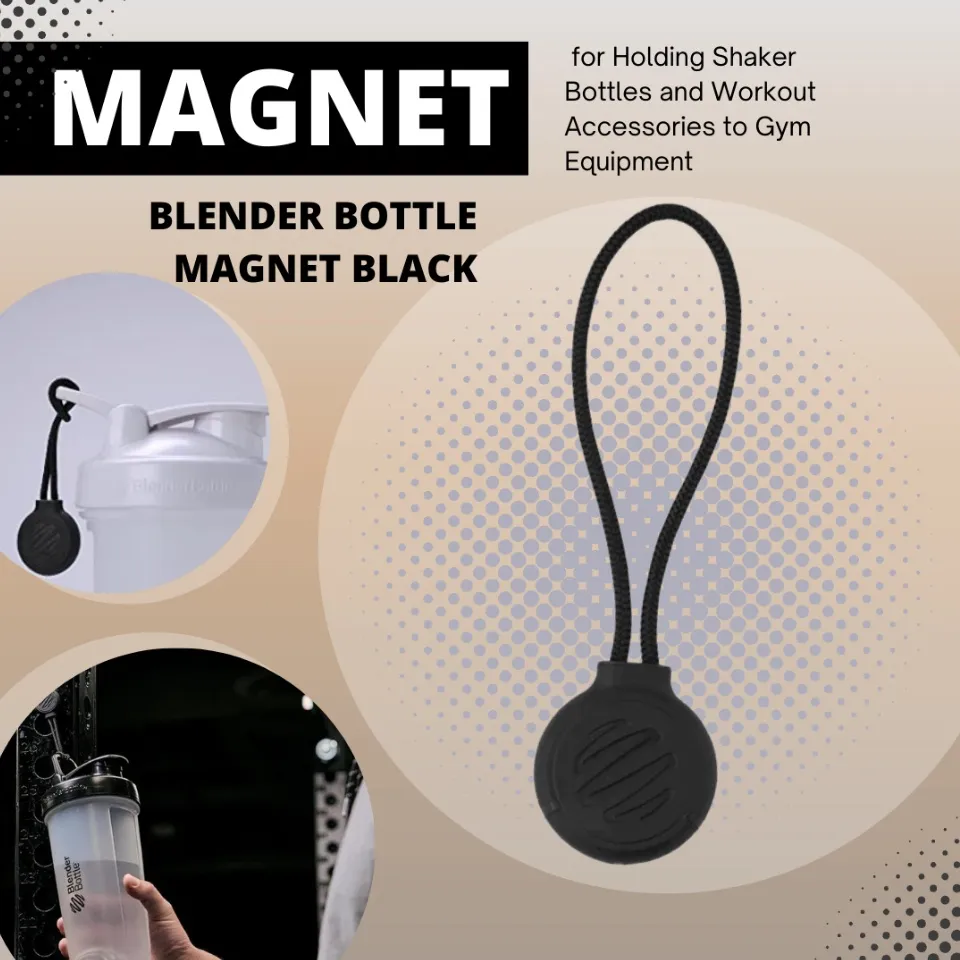 Blender Bottle Magnet Accessory / Holding Shaker Bottles / Workout  Accessories to Gym Equipment / Black