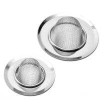 ตะแกรงกรองเศษอาหาร รองซิงค์ แบบธรรมดา ตาข่ายสแตนเลส สะดืออ่าง 2 Sizes Stainless Steel Kitchen Sink Strainer Deebillio.n