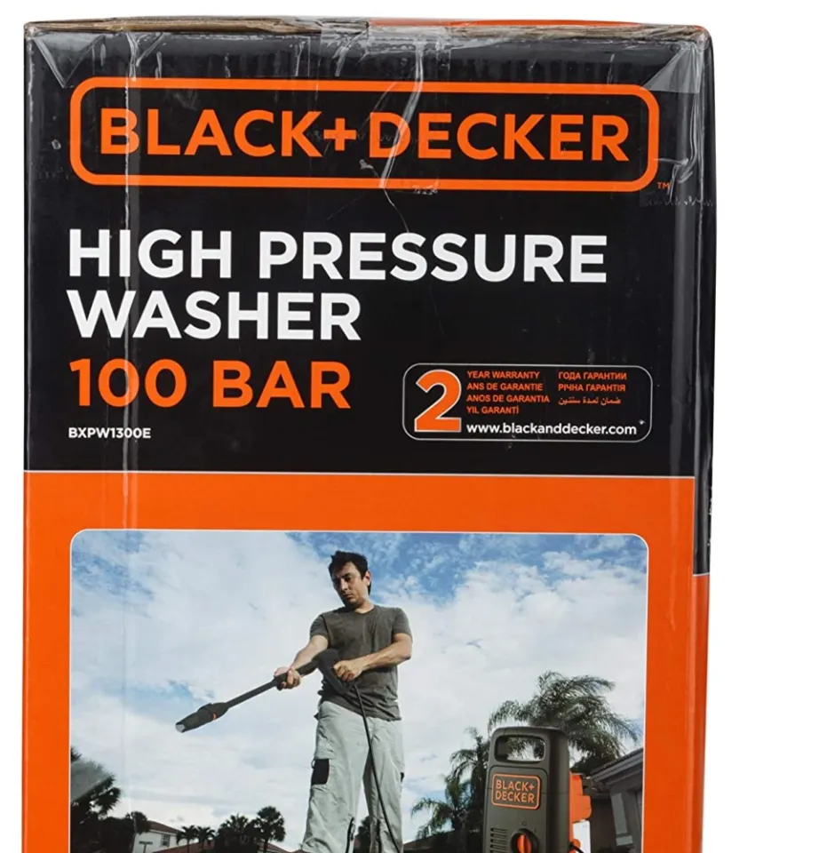 Black+Decker 1300w Electric Pressure Washer 1300 watts Electric Pressure  Washer, Gardening Tools, Lawn and Garden, Abenson Hardware