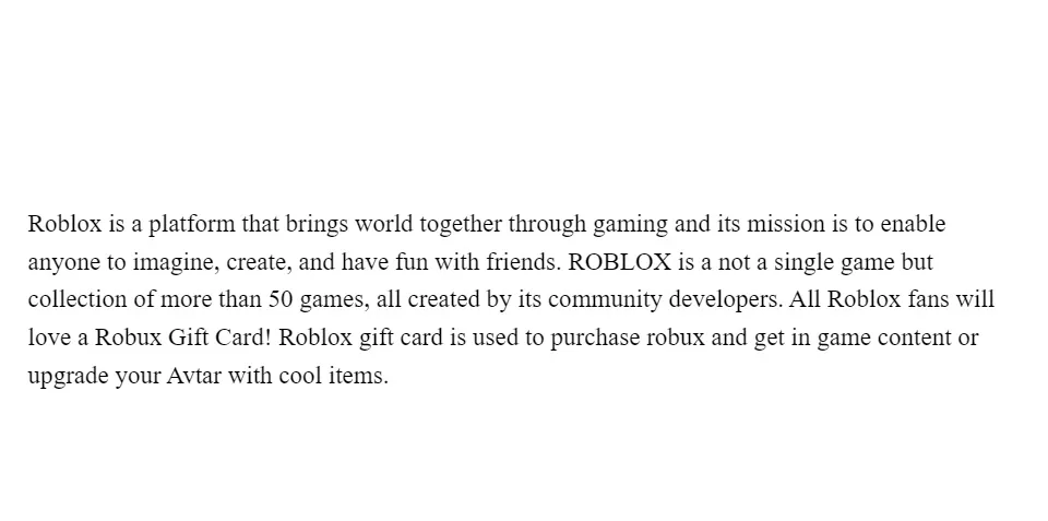 Roblox $10 Gift Card 800 Robux Digital Code