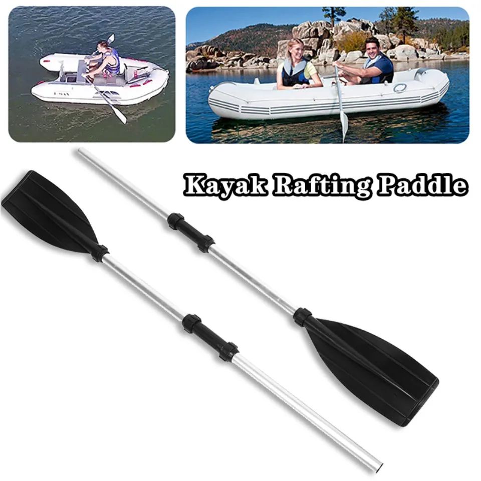 1pair Aluminum Alloy Detachable Rafting Paddle Kayak Rafting Paddle Fishing  Boat Oars
