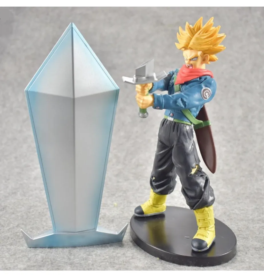 Boneco Dragon Ball Super Trunks do Futuro Final Hope Slash com Sword of  Light Bandai Banpresto