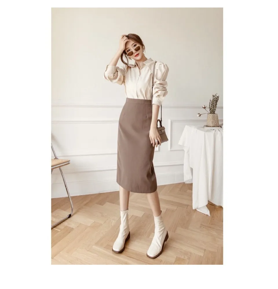 Chân váy chữ a ngắn đẹp phong cách streetwear  DKMV Skirt Odette DKMV   Local Brand Việt Nam