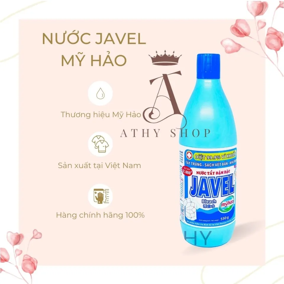 Mua Thuốc tẩy trắng tẩy màu quần áo Thái Lan 250ml  Nước tẩy Hygiene sạch  các vết bẩn  Siêu Thị Minh Ngọc  Tiki